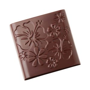 Carree plat fleurs